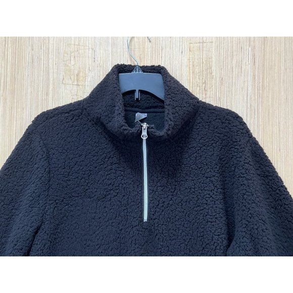 Xersion - Women's Quarter Zip Fleece Pullover Sweatshirt - Black - Large - Picture 11 of 14